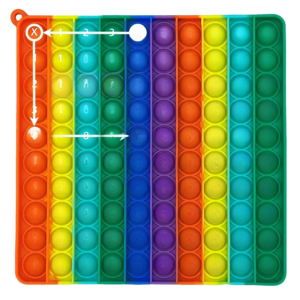9x9 gry mnożenia tablica praktyka matematyczna aktywność zabawki Fidget, liczby stołów Times zabawki edukacyjne artykuły papiernicze dla dzieci — zdjęcie 2