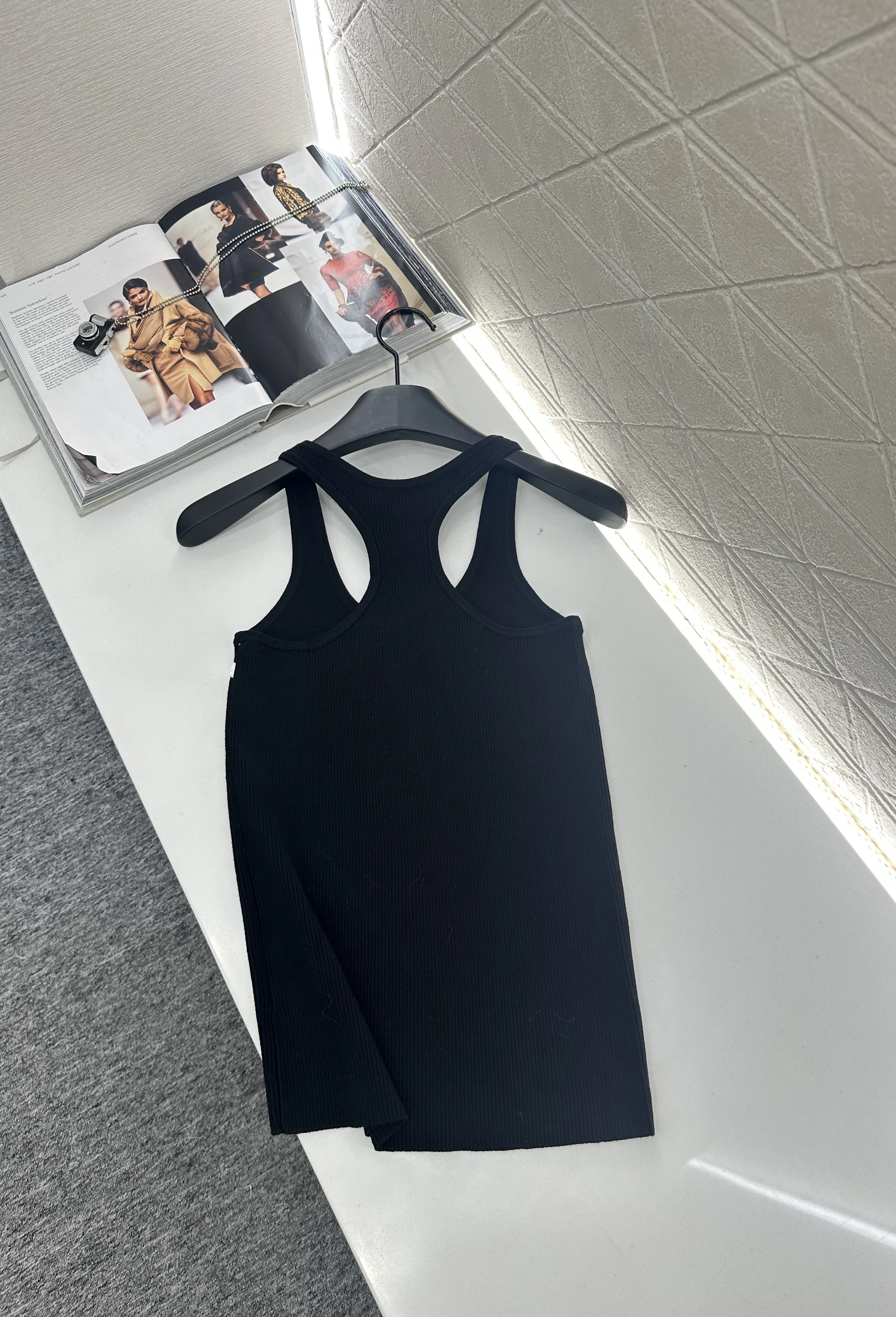 

Summer New Style Women's Versatile Basic Breathable Round-neck Knitted Vest Dress