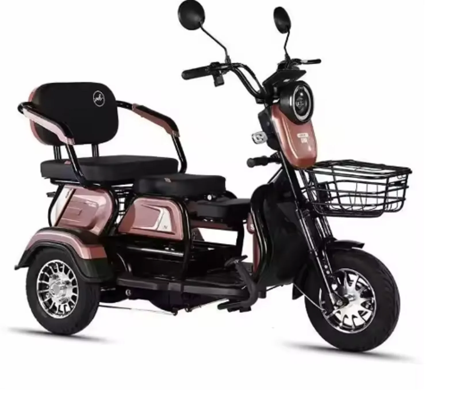 دراجة ثلاثية العجلات كهربائية قابلة للتعديل بثلاثة مقاعد بقدرة 800 وات، دراجة ثلاثية العجلات كهربائية منزلية صغيرة، دراجة ثلاثية العجلات كهربائية قابلة للتعديل بثلاثة مقاعد