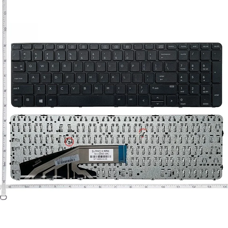 Klawiatura do laptopa HP ProBook 450 G3/450 G4/455 G3/455 G4/470 G3/470 G4 HSTNN-Q95C/Q03C 650 655 G2 G3/450 455 G3 G4/470 G3 (wersja amerykańska) — zdjęcie 2
