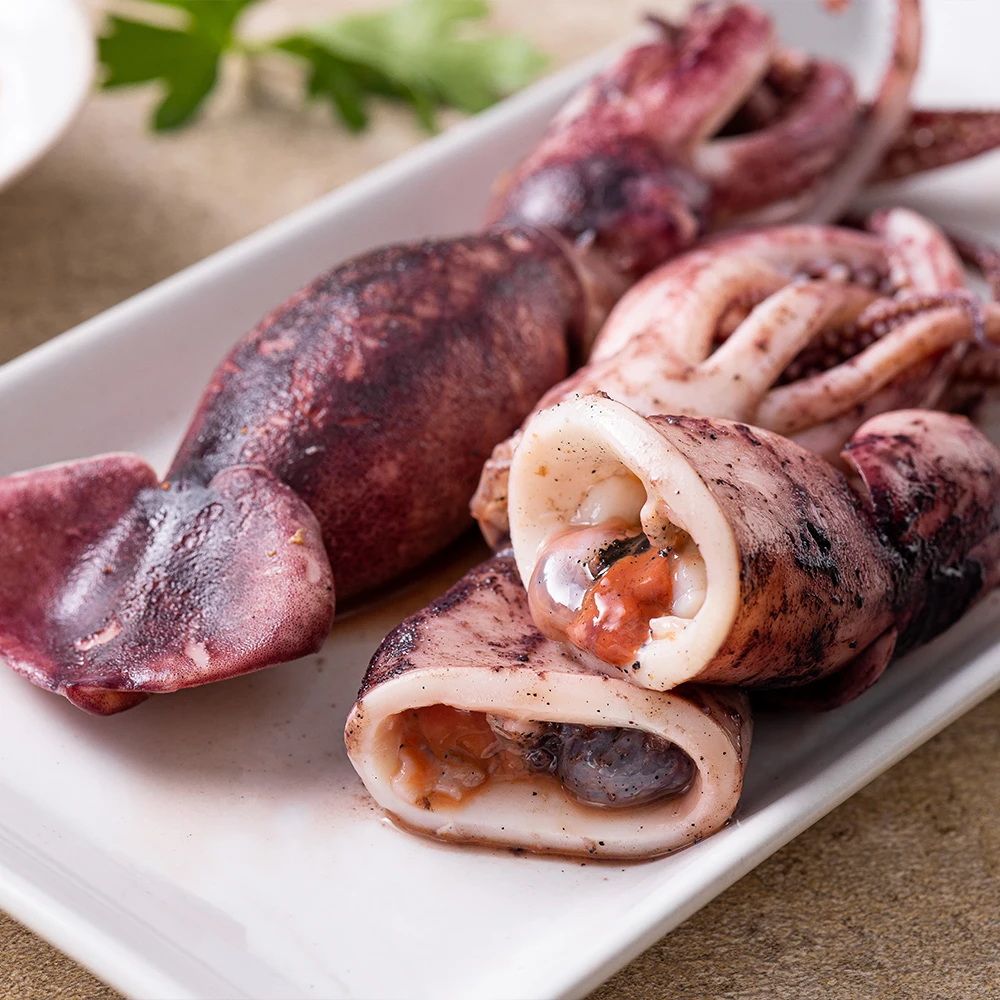 500g 1kg 2kg steamed squid