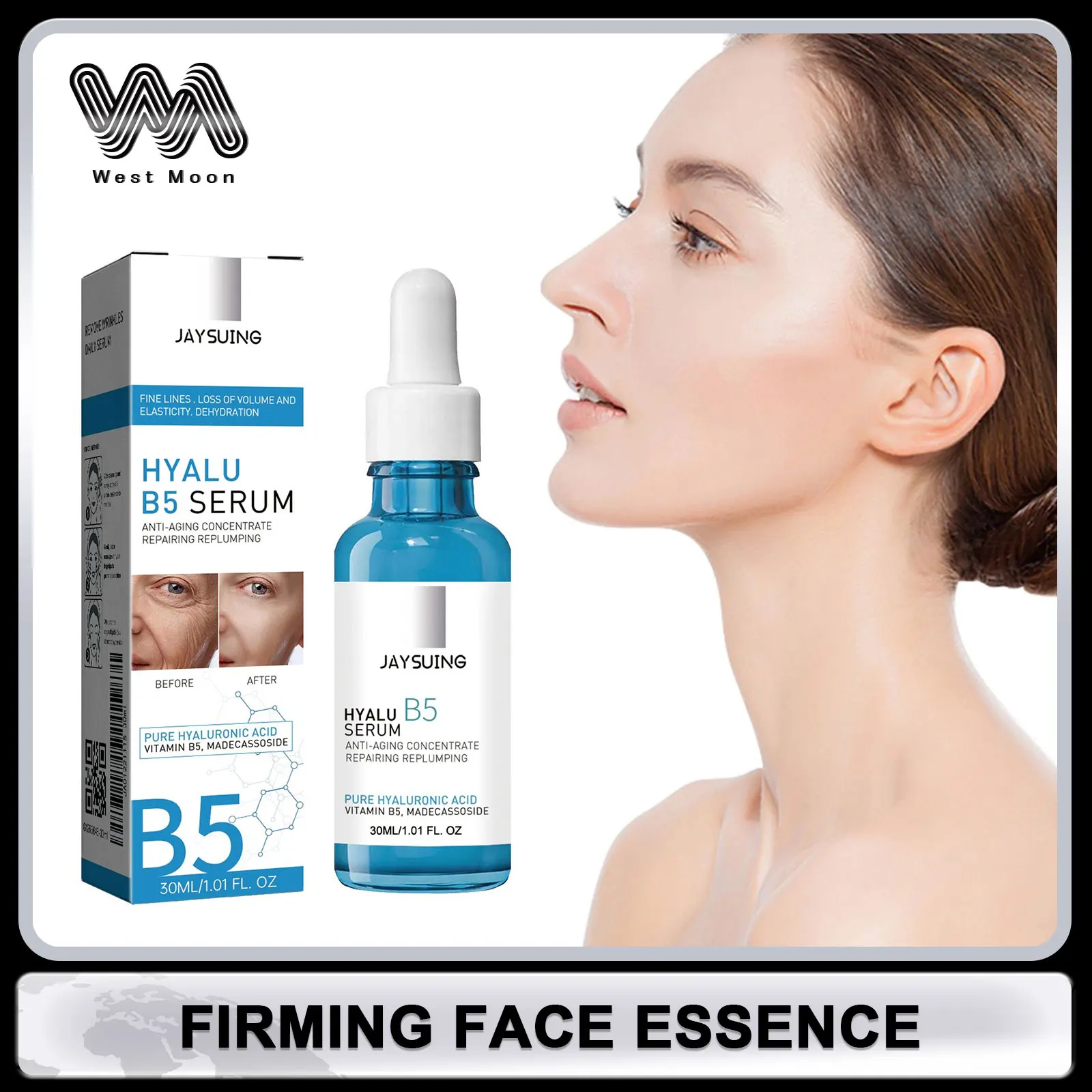 Brightening Face Serum Large Pores Treatments Tightening Skin Rejuvenating Anti-Puffiness Skin Care Moisturizing Facial Essence