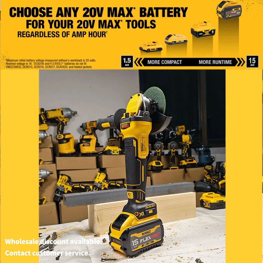 Dewalt DCB615 FLEXVOLT 20V/60V 15Ah 54V batería de iones de litio de alta capacidad 21700 celdas herramientas eléctricas recargables de larga duración