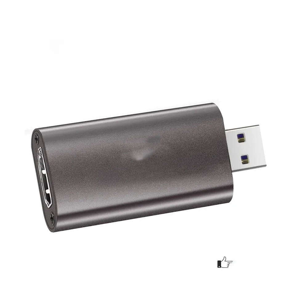 Carte d'acquisition Audio-vidéo 60fps, convertisseur vidéo fiable USB 3.0 2.0 compatible HDMI 4K pour les diffusions en direct en Streaming de jeux