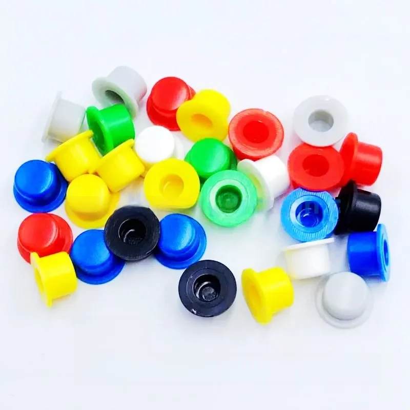 140 sztuk/partia mieszane kolor A101 plastikowe przełącznik przycisk czapki Push Key czapki 4.5*7.4mm kapelusz kształt dla 6*6 takt przełącznik ID 3.1 / 3.4mm — zdjęcie 2
