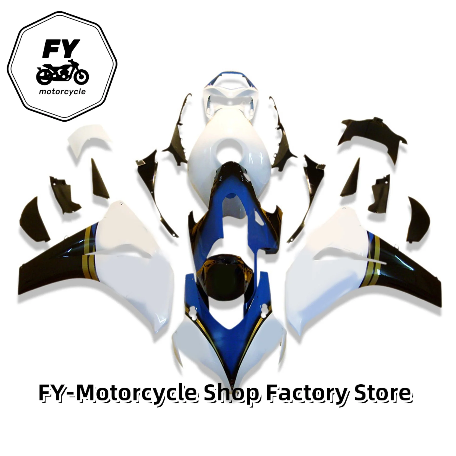 High Fit Full Fairing Set Compatible For CBR 1000 RR 2008 2009 2010 2011 ABS Injection Complete Motorcycle Body Cowling Kit