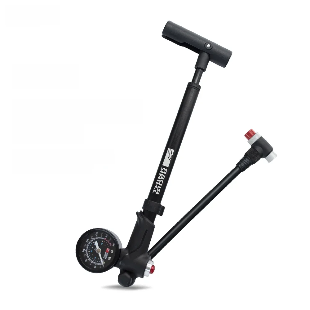 AliExpress ThinkRider Portable High-pressure 350psi Bike Air Pump with Gauge for Fork & Rear Suspension Shock Absorber Mountain Bicycle