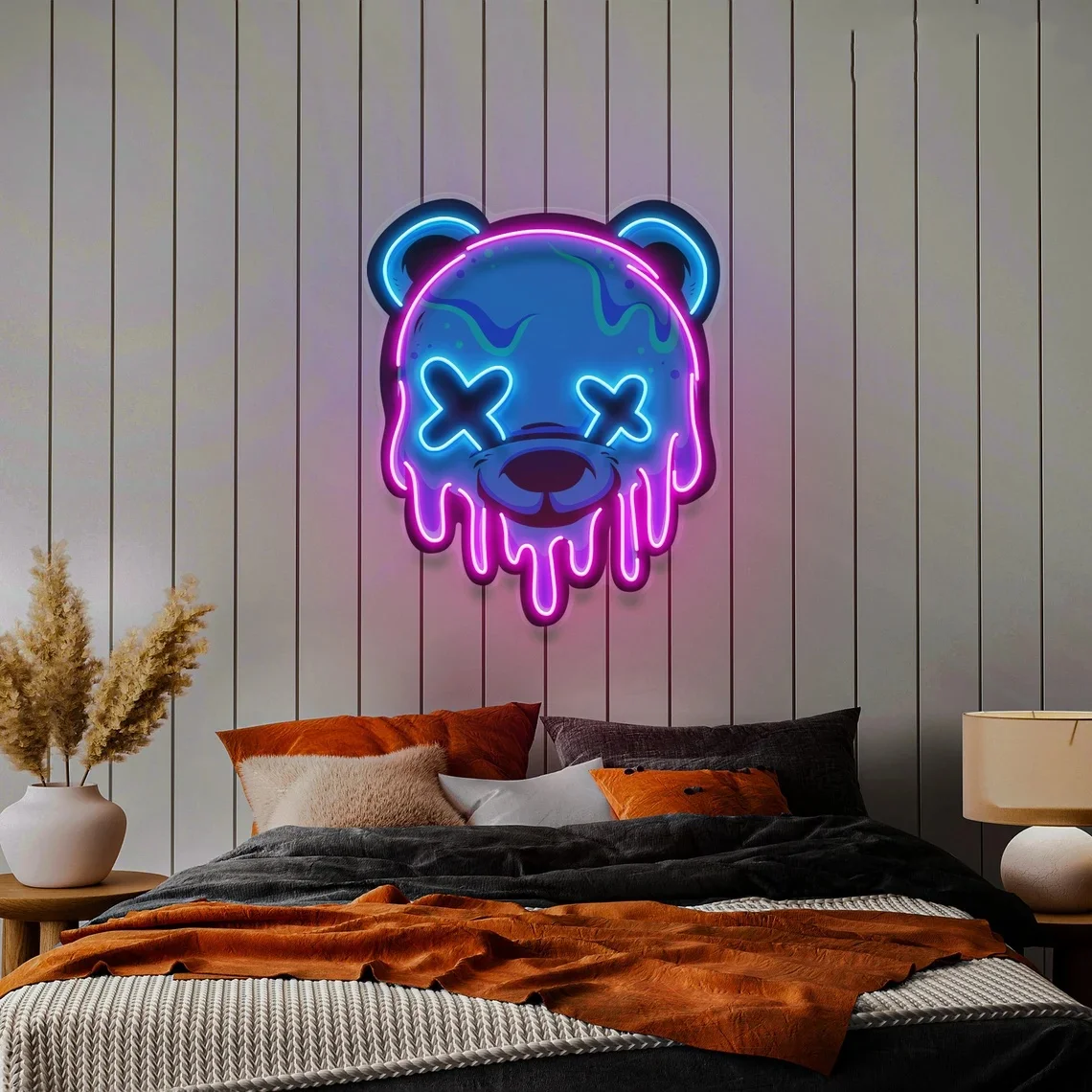 Ice Bear Neon Sign Wall Decor Living Room Gift For Home Decor