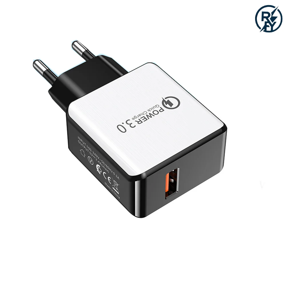 European standard multi-interface 2A charging adapter for Android and Apple universal mobile phones travel charger