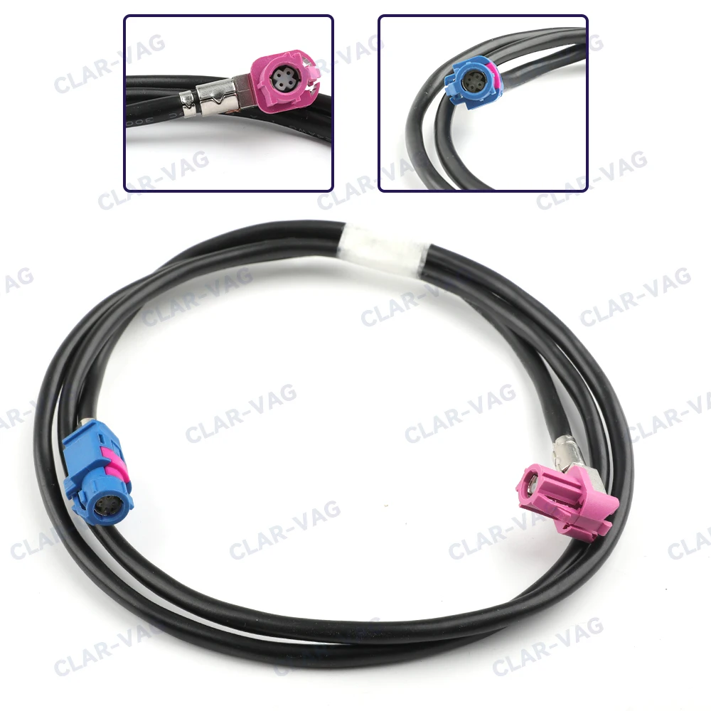 For VW Golf 7 MK7 Passat B8 Tiguan MQB CAR MIB STD2 ZR NAV Discover Pro Radio Adapter Cable Wire Harness With 2 to 2 Cable