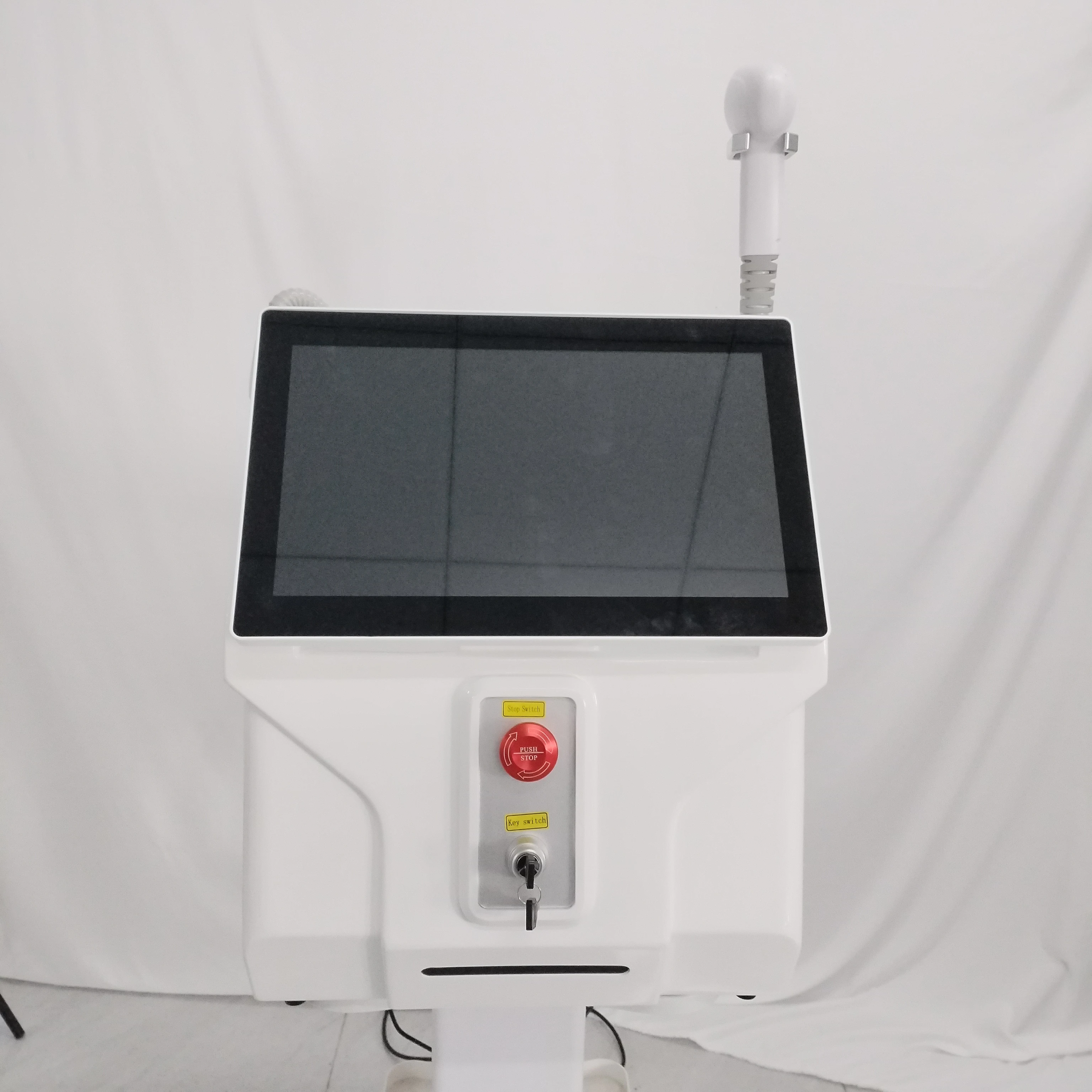 Depiladora Laser غير مؤلم دائم 3 الطول الموجي ديود آلة إزالة الشعر بالليزر 808NM نظام تبريد البلاتين الجليد جميل