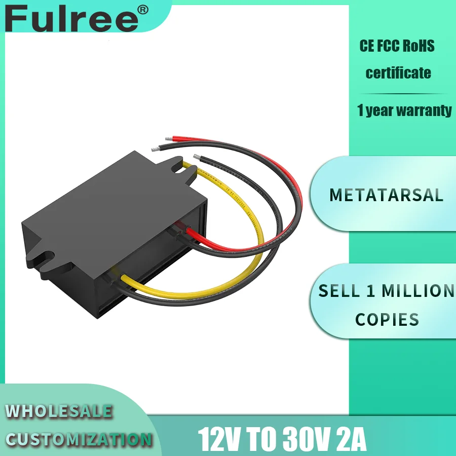 

DC DC Booster Converter 12V TO 30V 32V Boost Converter 12V TO 30V 1-3A Boost Converter 12V TO 30V Step up 12V 24V to 30V