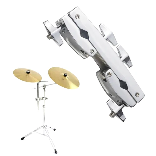 Abrazadera de Clip para tambor, soporte para platillos, estante de expansión, brazo de extensión ajustable, soportes para platillos, Clips para Tom Drum Cowbell