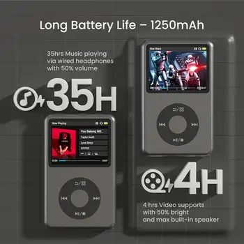 128GB iPod classic přehrávač MP3 hudební přehrávač Bluetooth reproduktory, podpora FM rádia, videa, hifi iPod touch walkman 8 nejlepší prodej Philips Hue - №8