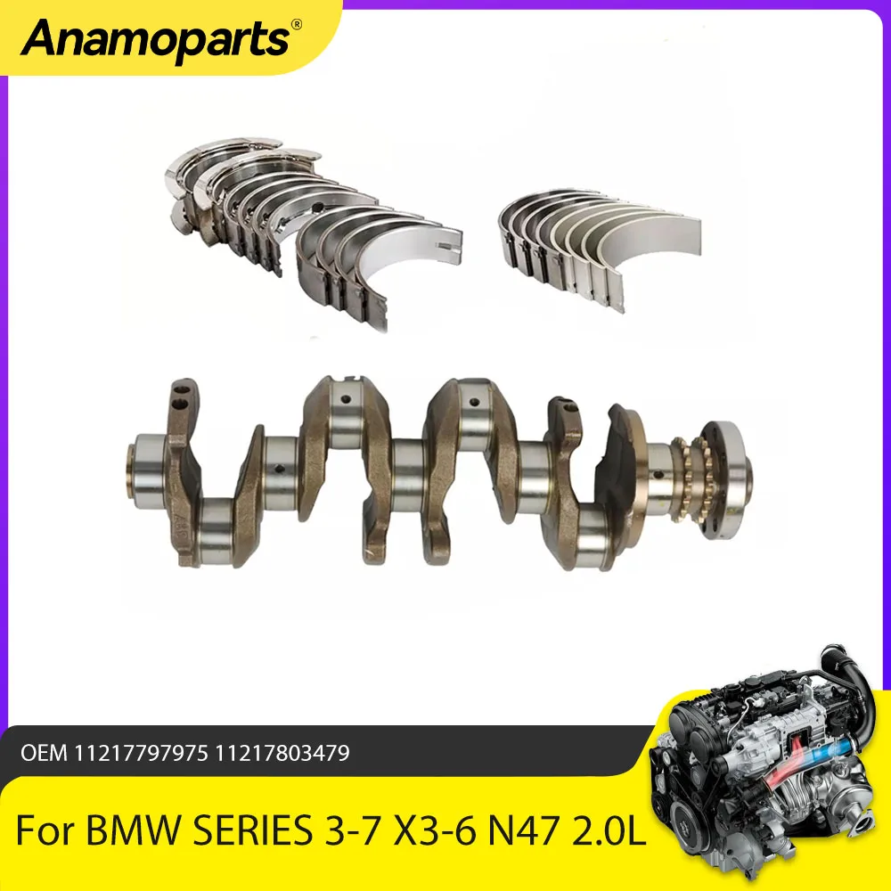 Shipping Cost For BMW X1 X3 X5 2.0 DIESEL N47D20C N47D20D CRANKSHAFT MAIN & BIG END BEARINGS SET