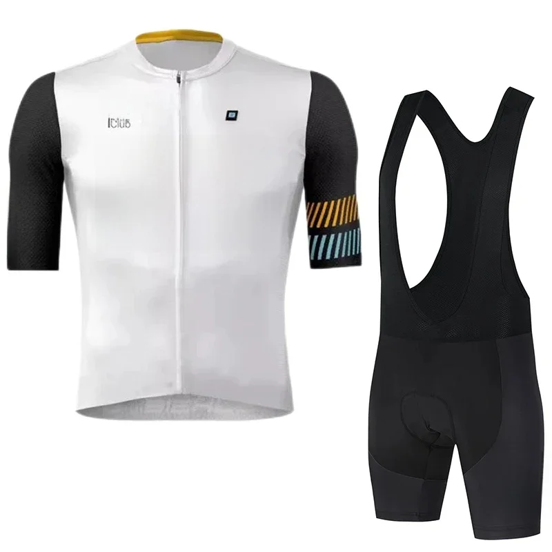 AliExpress SYN Bicycle jersey summer short sleeved men's cycling suit set outdoor bicycle bib quick drying sports shirt