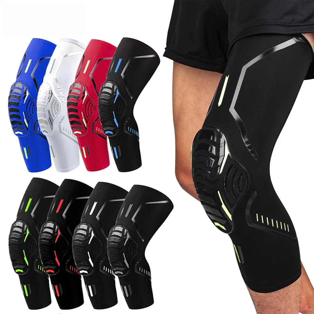 AliExpress SPOSAFE 2Pcs/Pair Sport Crashproof Knee Support Pad Elbow Brace Arm Leg Compression Sleeve Outdoor Basketball Football Bicycle Protector