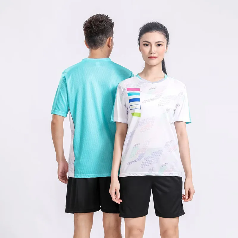 Camiseta deportiva de tenis para hombre y mujer, uniforme de bádminton, pimpón, tenis de mesa, camisa de Golf de secado rápido, nueva temporada