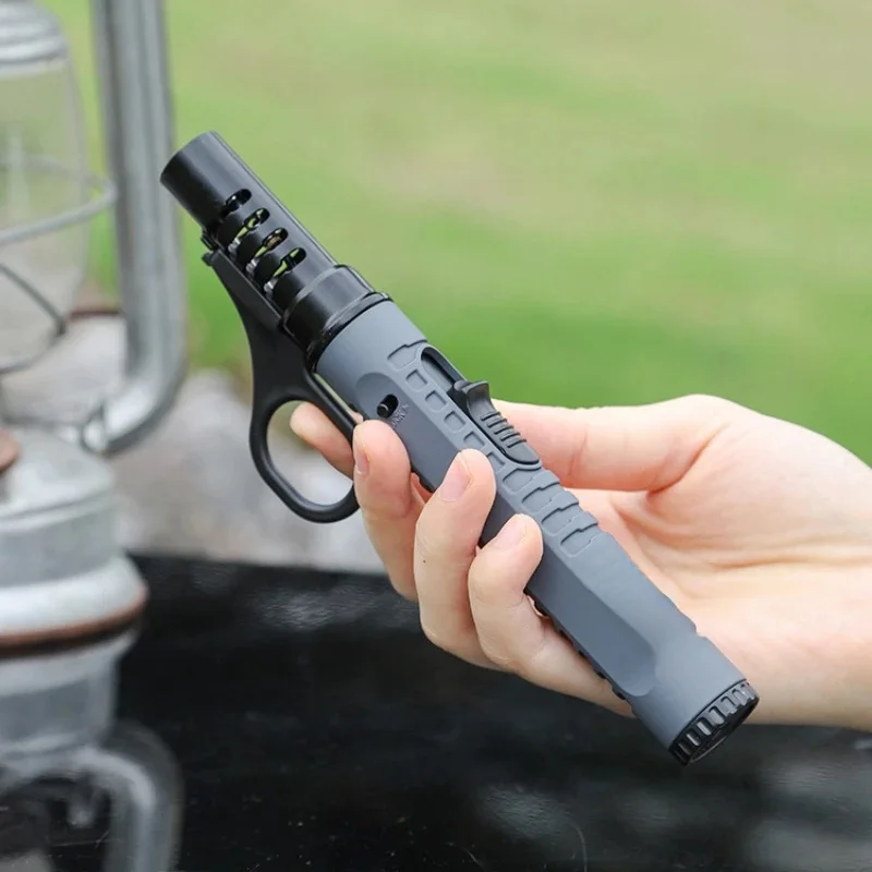 Allumeur de Camping en plein air, allumeur portatif, accessoires de poêle, Barbecue, pulvérisateur de mousquet, briquet gonflable