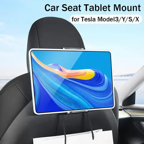 뒷좌석 태블릿 홀더 전화 지원 Tesla Model 3 Y S X 2023 2022 액세서리 용 iPad 마운트