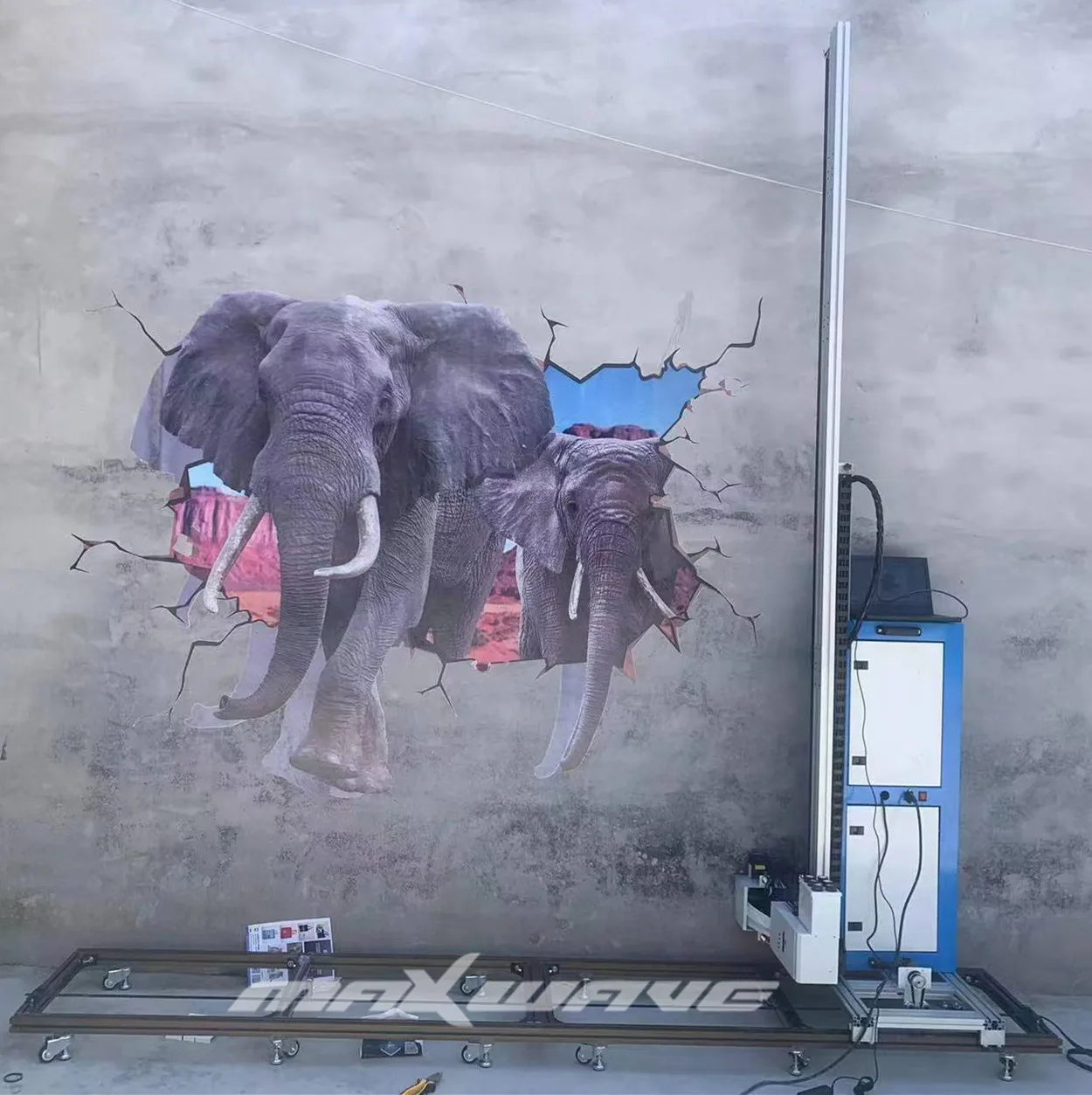 3D Wall Printer Floor Printer Colorful 3D Printing Wall Printer On Wall Drawing Machine Cost-effective