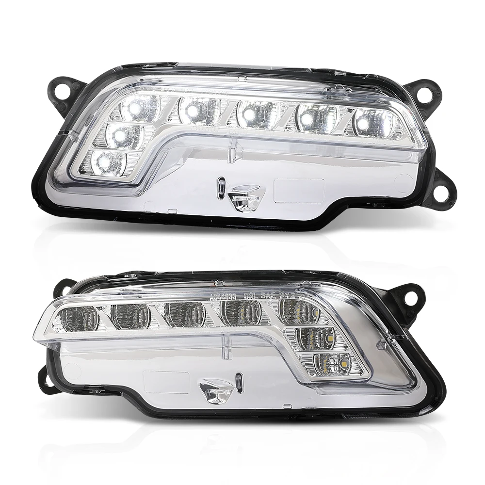 

Led Daytime Running Light Lamp Set Fits Benz W212 E250 E350 E550 2010-2016 2128200756 2128200856 Mb2562100 Mb2563100
