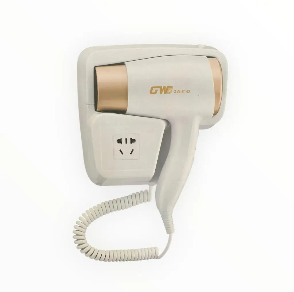 Wall Hair Dryer GW-6142 Three Temperature 2 Speed Easy Handling Loop Pendant 1000W