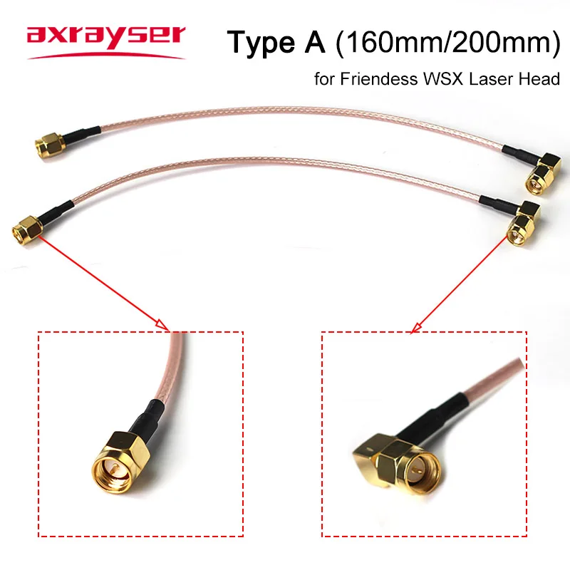 Laser Sensor Cable RF For Raytools Precitec WSX Hans HE Friendess Mazak NTC Fiber Lasermech SMA SMB TTW Transformer Copper Wire