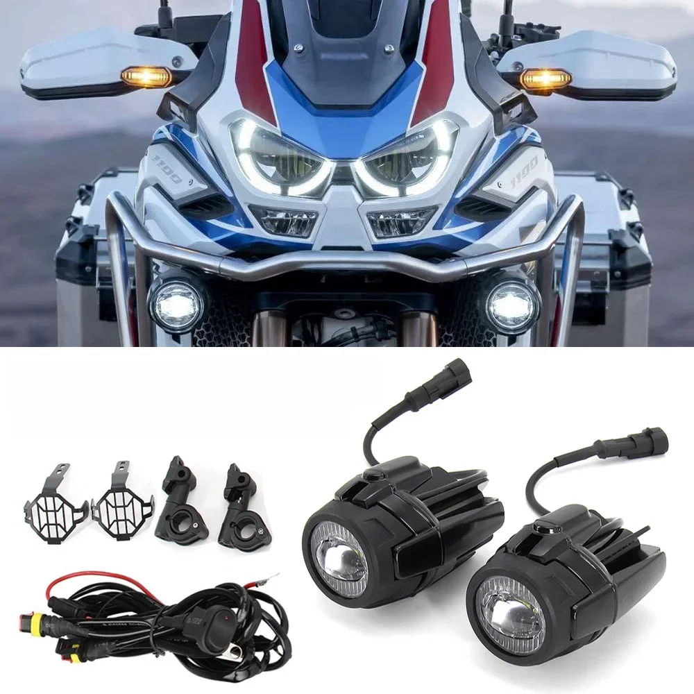 Kit de feux de conduite auxiliaires à LED Africa Twin, accessoires de moto, phares antibrouillard pour HONDA CRF 1100 L CRF 1100L CRF1100L