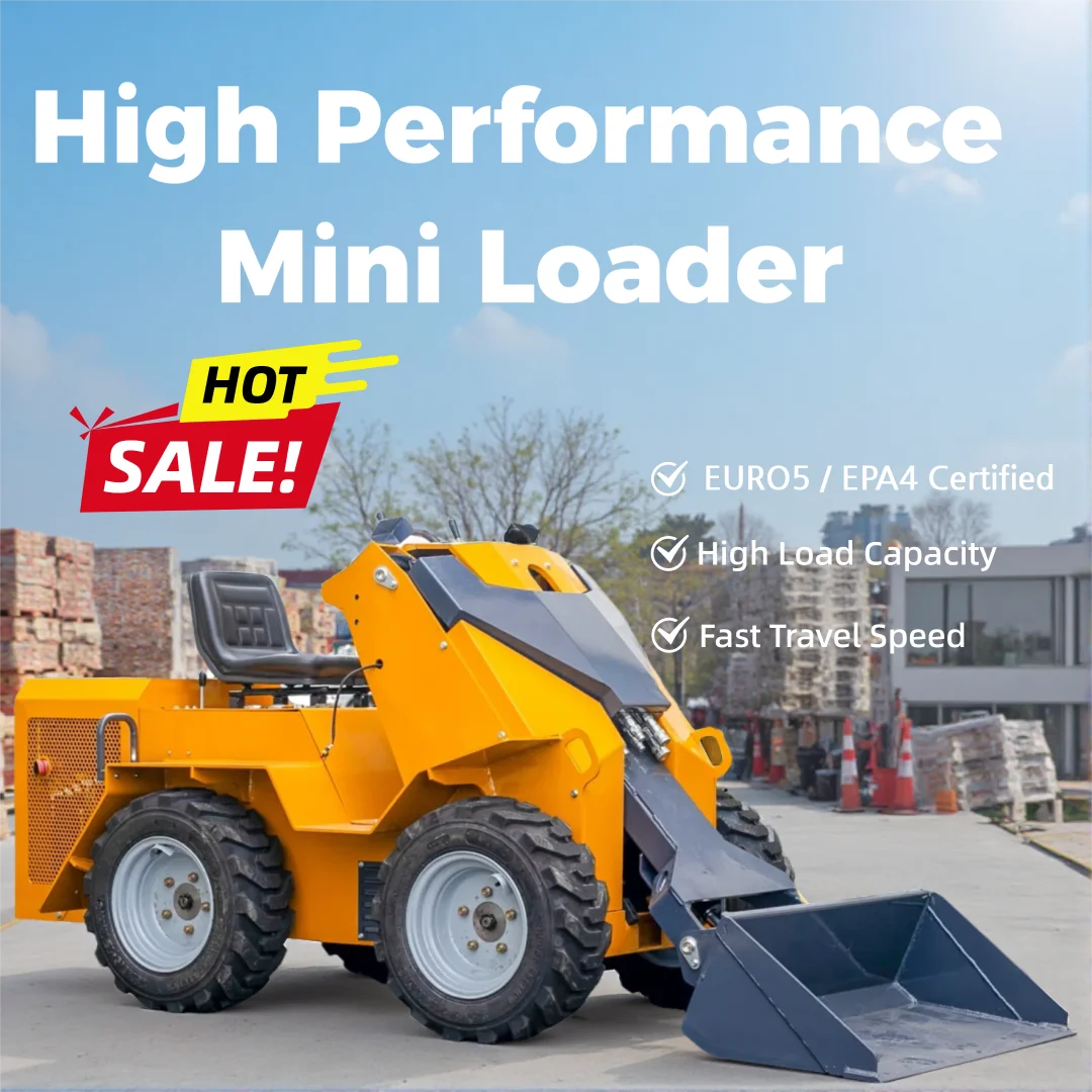 EURO5/EPA4 Approved Durable Compact Loader for Versatile Work Applications
