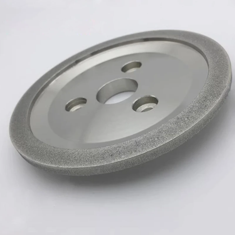 Dreiloch-Tankerschleifscheibe in Schmetterlingsform, galvanisiert, mit Diamantschleifkorn für automatische Werkzeugschleifmaschinen, 125x25mm – Detail 8