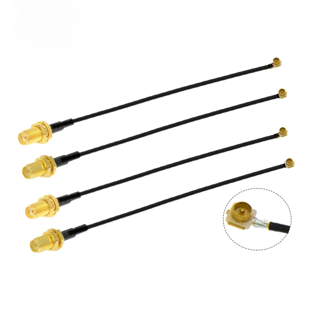 Connecteur RP-SMA/SMA femelle vers u.FL/IPX/IPX-1 mâle/femelle, cavalier d'antenne WIFI RG113 RF1.13 Pigtail, 1 pièce