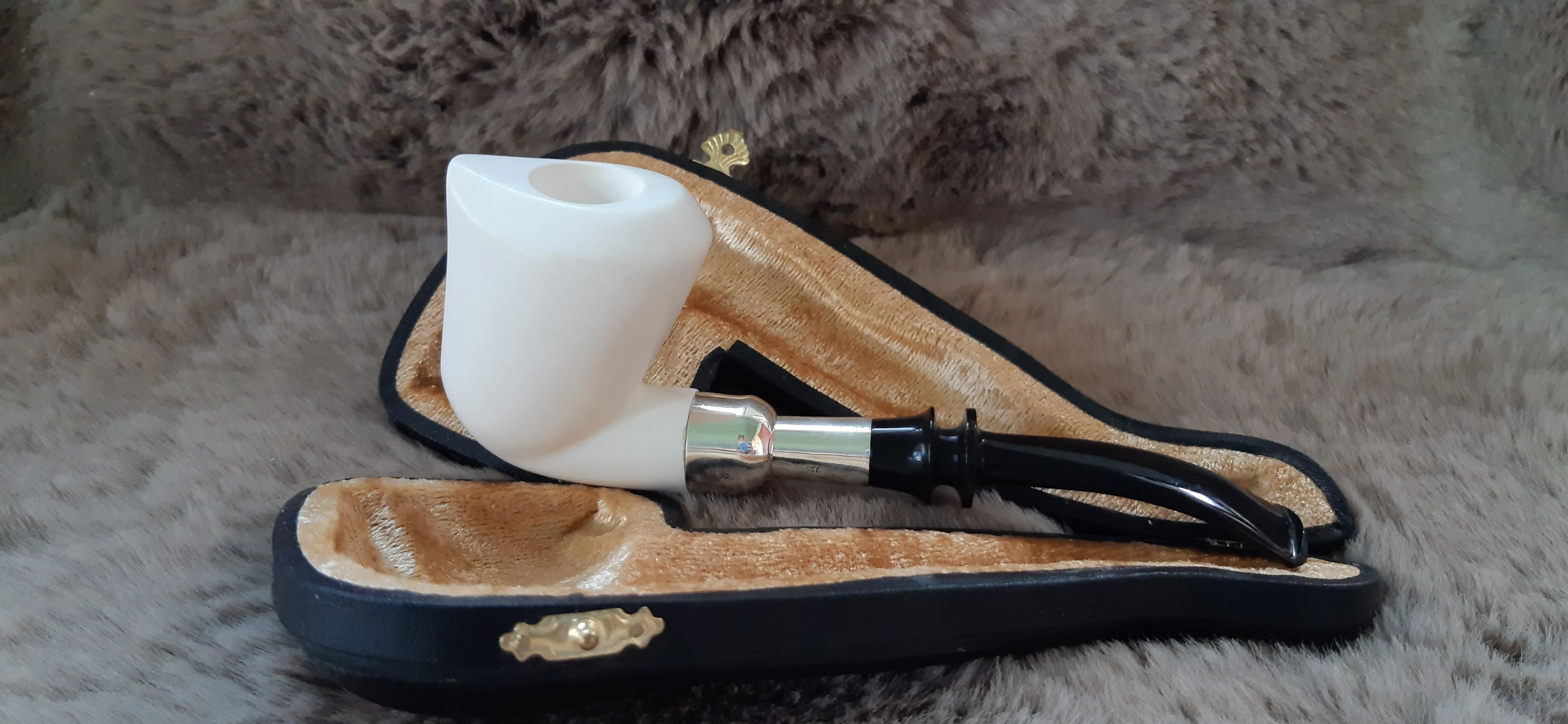 Handmade Block Meerschaum Pipe