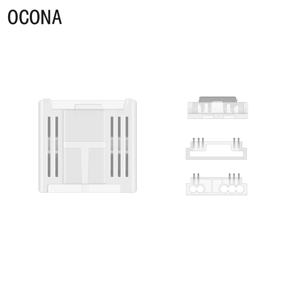 

3pcs/Lot Fast Connector for RGBW COB LED Strips Lights 5-Pin 12mm PCB Solder Free Joint Easy Connecting