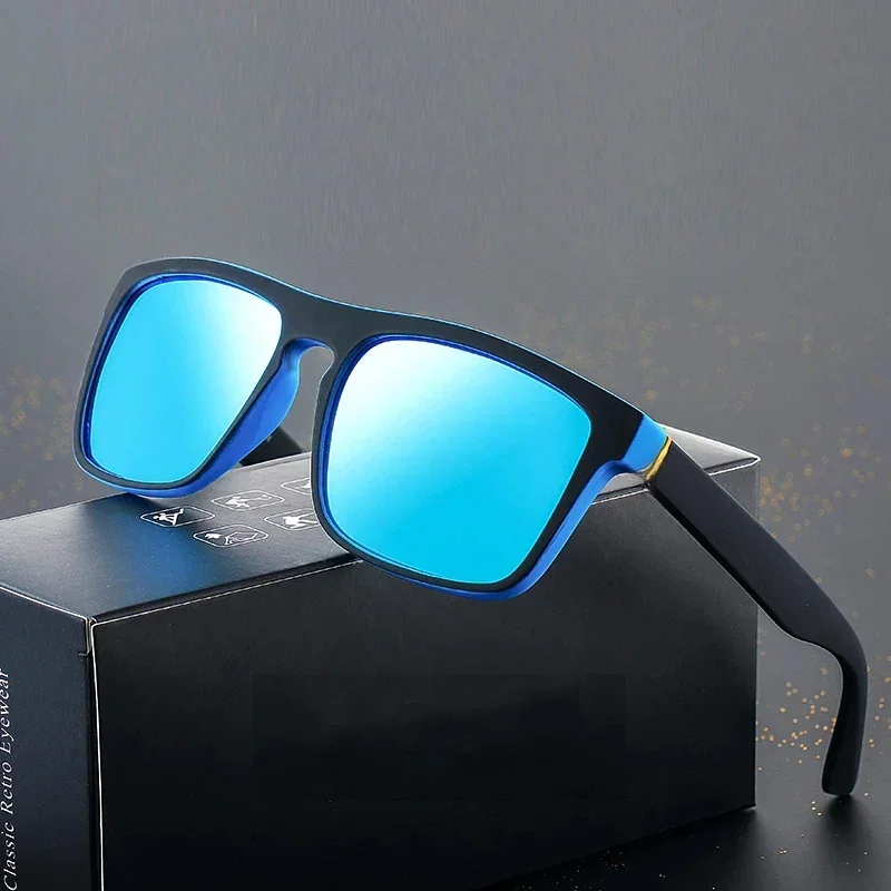 AliExpress 2024 New Fashion Guys Sun Glasses Polarized Sunglasses Men Classic Design Mirror Fashion Square Ladies Sunglasses Men Cycling