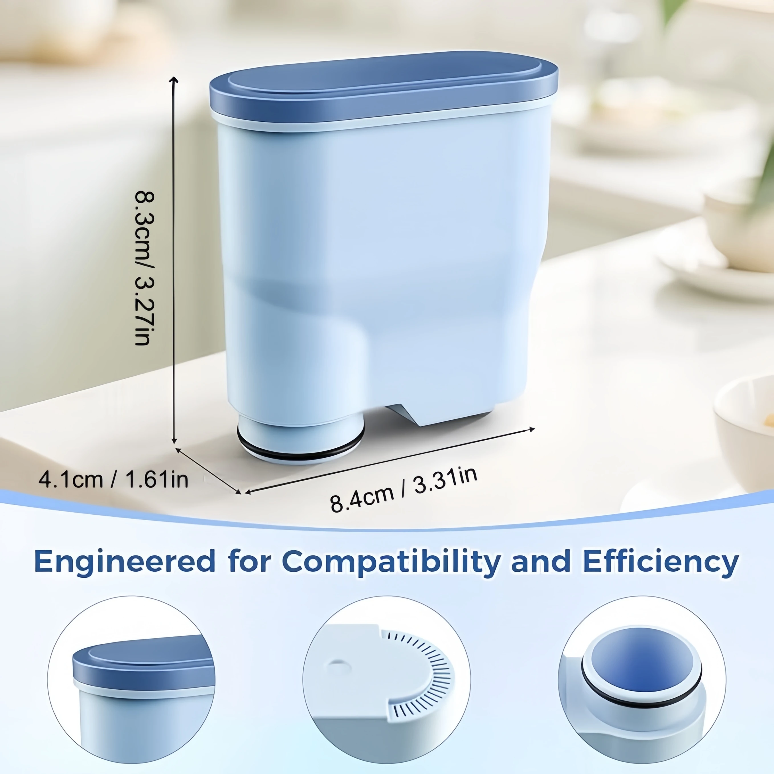 1/2Pack Replacement Coffee Water Filters, Compatible with Philips AquaClean CA6903 image 3