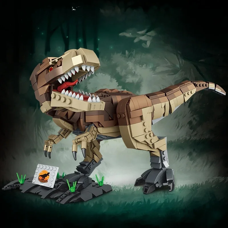 939 pièces t-rex dinosaure blocs de construction ensembles jouets artisanaux Triceratops tyrannosaure Rex dinosaure jouets pour enfants garçons cadeaux de noël