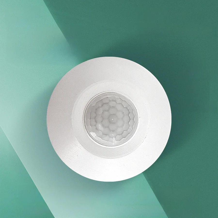 AC/DC24-265V PIR Super Slim Bewegungsmelder Lichtschalter Infrarotdetektor für den menschlichen Körper Deckenmontage 360-Grad-Erkennungsbereich