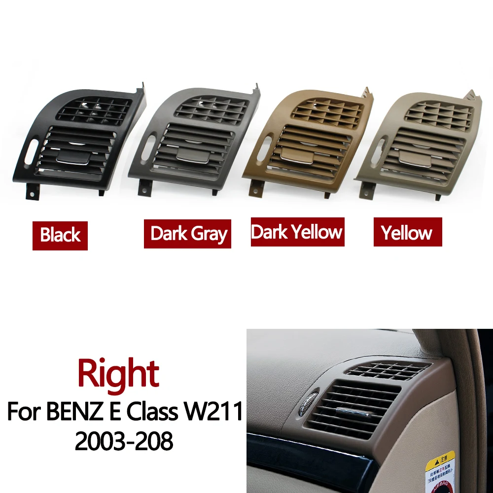 Car Left Right Air Conditioner Air Vent Grille Outlet Panel Cover For Mercedes BENZ E-Class W211 2003 2004 2005 2006 2007 2008