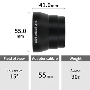 Lente grande angular NVG30/NVG10 para telescópio monocular de visão noturna IR 940nm 55MM HD Visão ampla 50 ° Visão noturna digital de caça NVG 10 principais vendas monoculo visão noturna night vision - №6