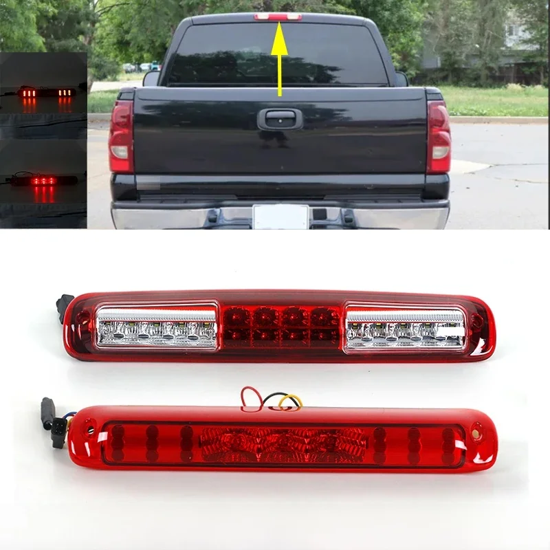 Trzecie światło hamowania do Chevroleta Silverado GMC Sierra 1500 2500 3500 HD Classic 1999-2007 Tylne światło stopu z wysokim mocowaniem — zdjęcie 2