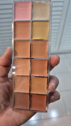 12 Color Concealer Palette Nude Contour Cream Acne Spot Dark Circles Cover Face Foundation Brighten Pigment Cosmetic Makeup Tool photo review