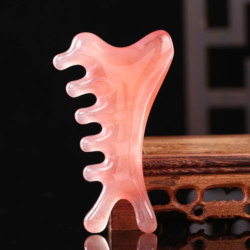 

Гуаша красивый массаж скребок из пчелиного воска массажный скребок массажер для лица иглоукалывание Гуа Ша глаз доска для лица спа массажный инструмент