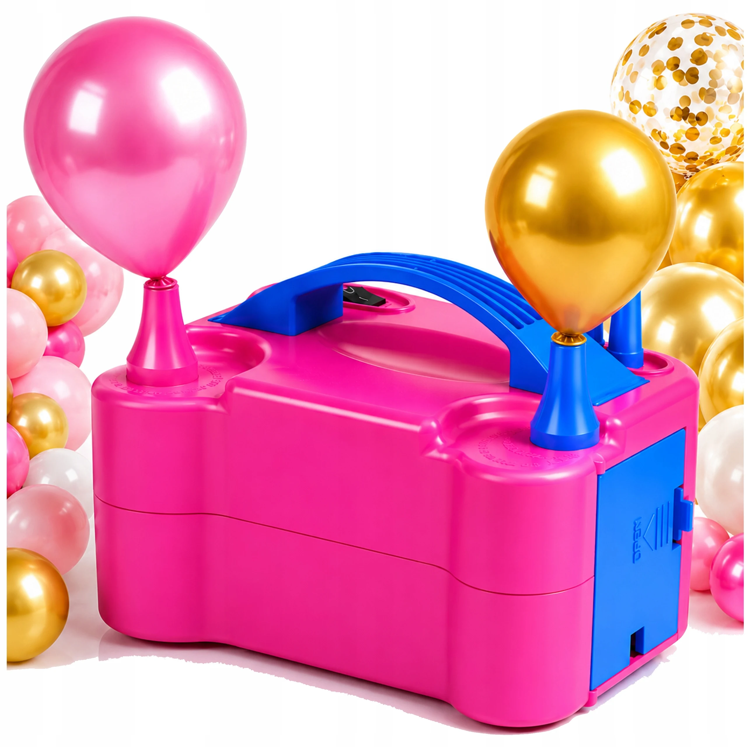 Elektrische ballonpomp Superkrachtig 600W 2 spuitmonden