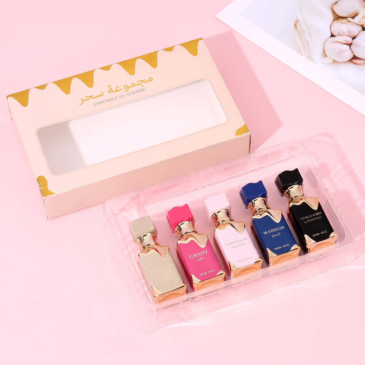 5‑Piece Arabian Style Perfume Gift Set, Elegant Collectible Fragrance Collection, Exquisite Gift Box Packaging, Ideal Present for Birthday Holiday Party & Daily Use