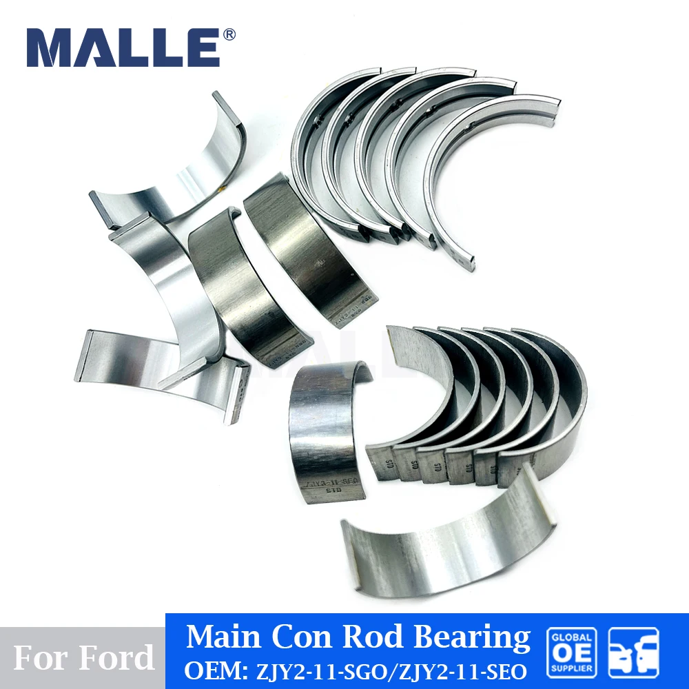 

For Ford Fiesta 1349cc DOHC 1.3L 86HP STD Engine Crankshaft Main Connecting Rod Bearing Car Accessories ZJY2-11-SGO ZJY3-11-SE0