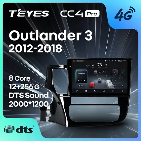 Car Multimedia for Mitsubishi Outlander 2012-2018 TEyes