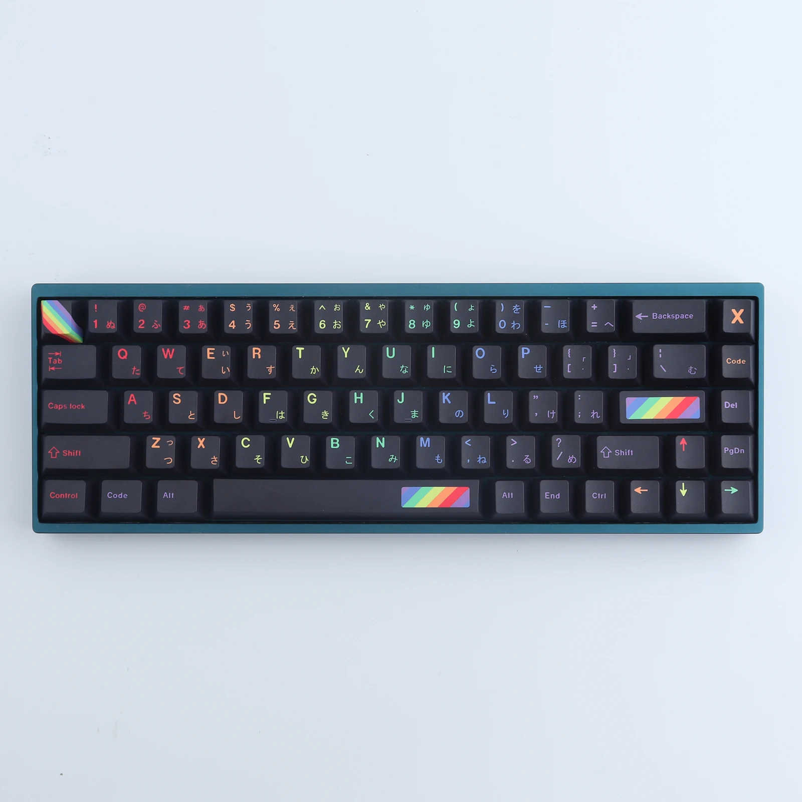 GMK Rainbow Keycap, 134 Keys PBT Keycaps Cherry Profile DYE-SUB Personalized GMK Keycaps For Mechanical Keyboard