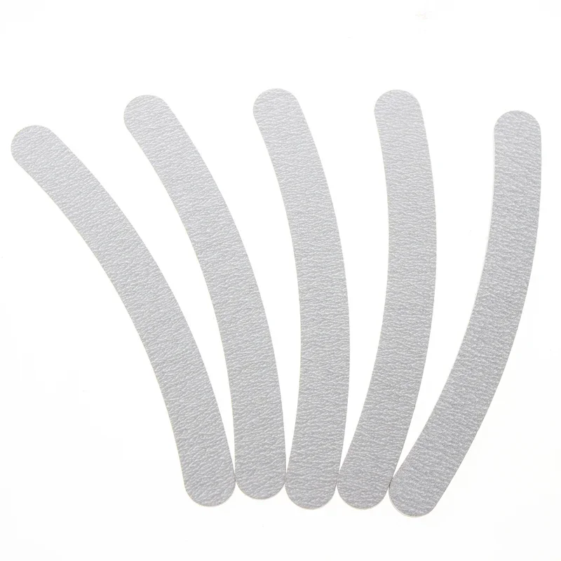 5 pièces 180/240 Double face Lime A Ongle Lixa De Unha panneau émeri tampon à ongles bloc bonne promotion manucure lime à ongles incurvée