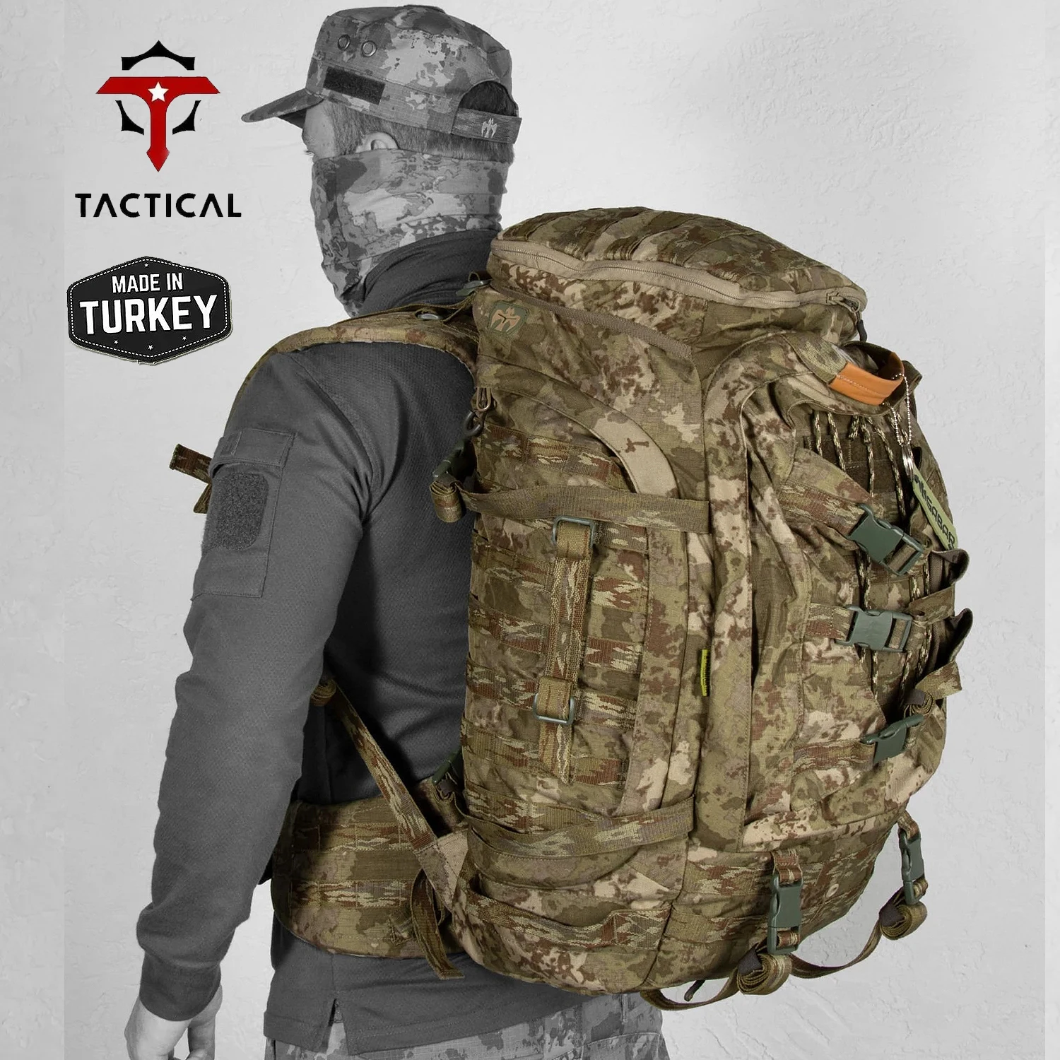 

Turkish Gear Professional 4x4 Bag 60L+10 Camouflage